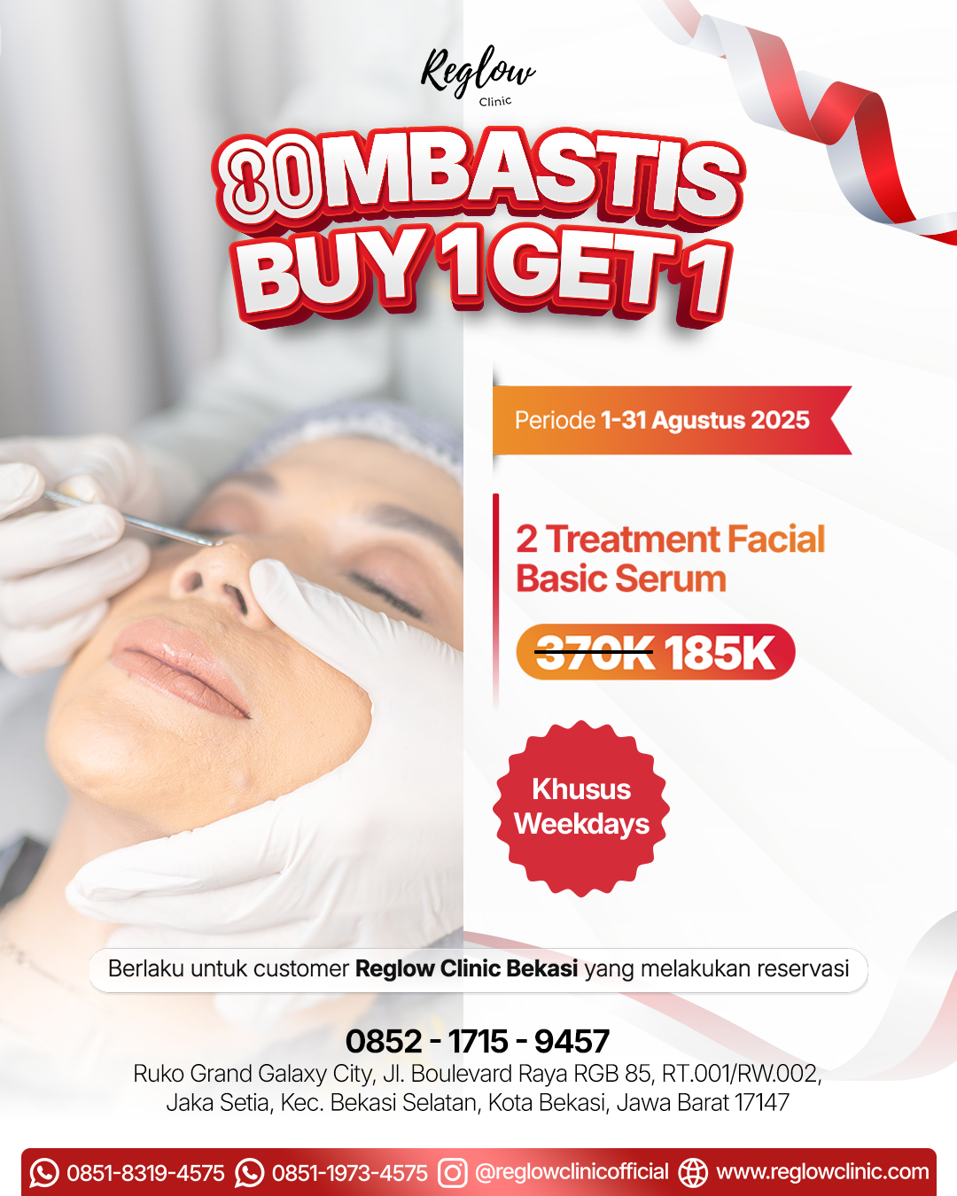 BUY 1 GET 1 REGLOW CLINIC BEKASI